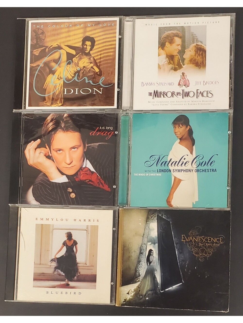 Lot of 6 Music CDs: Celine Dion, The Mirror Has Two Faces, K.D. Lang+ VG